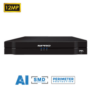 SPRO A5 8-Channel 12MP AI IP NVR with PoE - No HDD