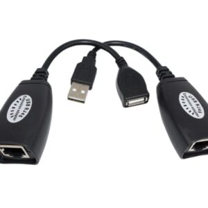 Passive USB Over Cat 5e/6 RJ45 Extender 45m